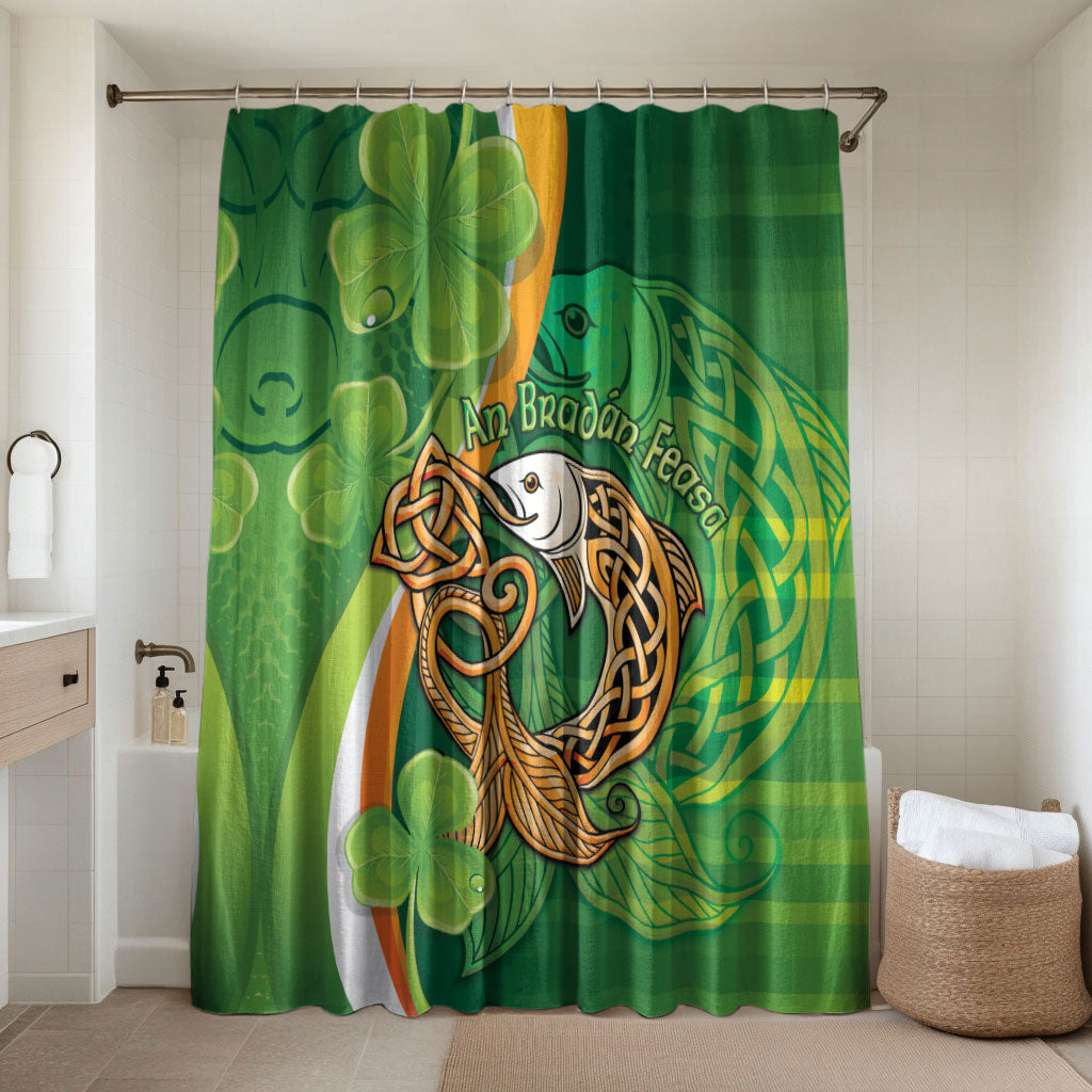 Salmon of Knowledge Ireland Bathroom Set Celtic Mythology An Bradan Feasa