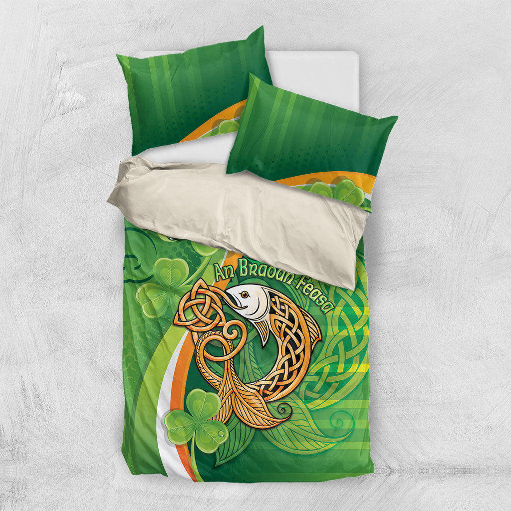 Salmon of Knowledge Ireland Bedding Set Celtic Mythology An Bradan Feasa