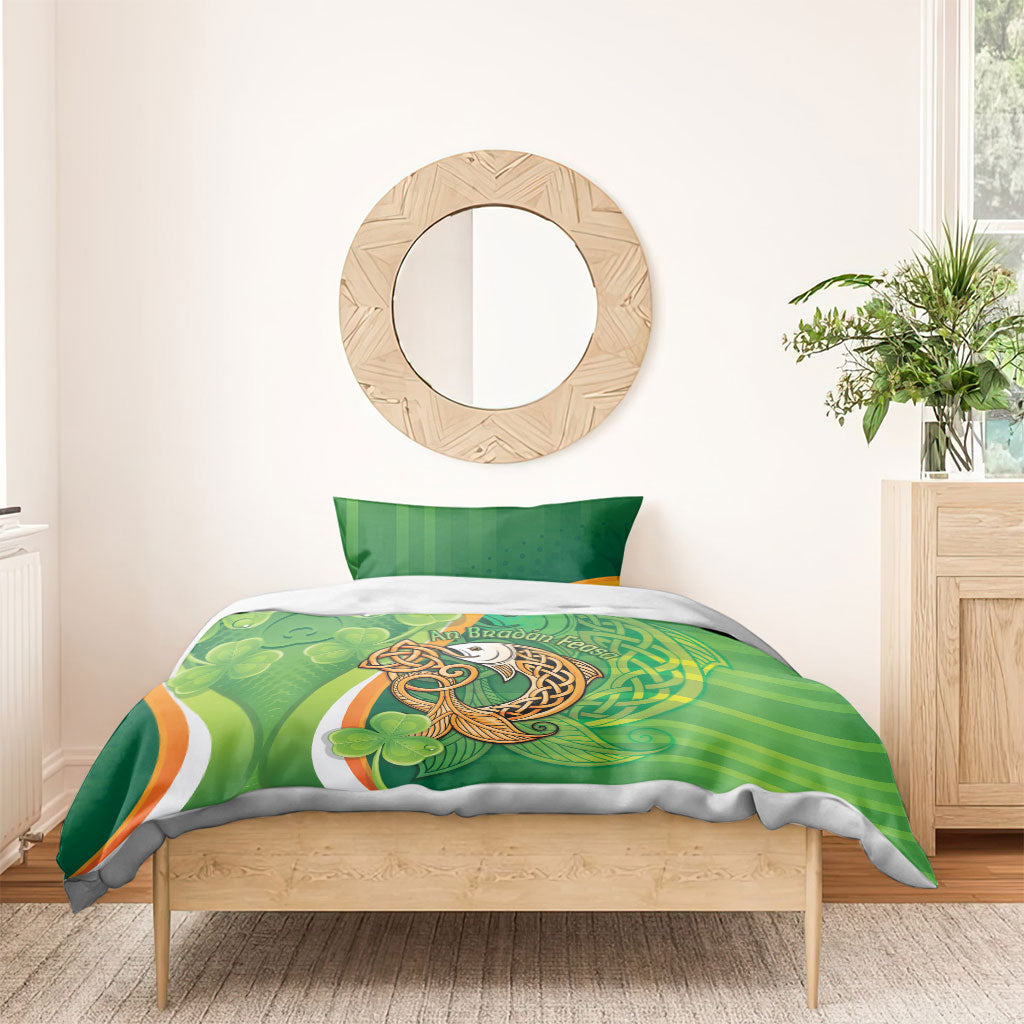 Salmon of Knowledge Ireland Bedding Set Celtic Mythology An Bradan Feasa