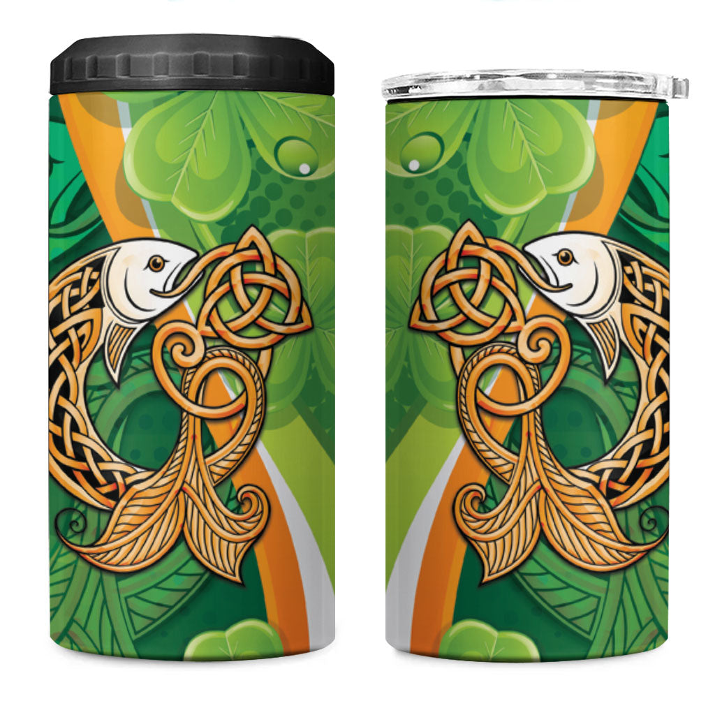 Salmon of Knowledge Ireland 4 in 1 Can Cooler Tumbler Celtic Mythology An Bradan Feasa