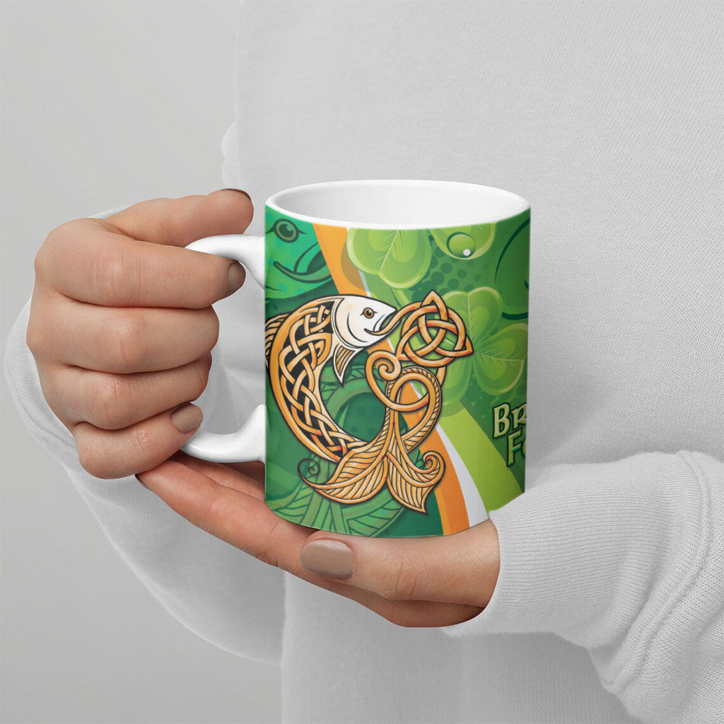 Salmon of Knowledge Ireland Ceramic Mug Celtic Mythology An Bradan Feasa