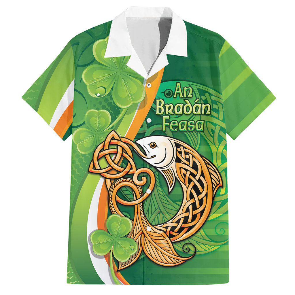 Salmon of Knowledge Ireland Hawaiian Shirt Celtic Mythology An Bradan Feasa