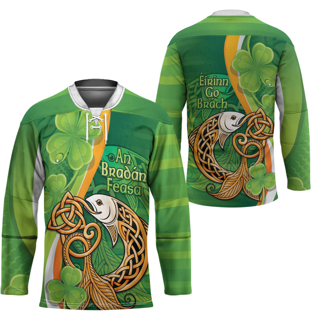 Salmon of Knowledge Ireland Hockey Jersey Celtic Mythology An Bradan Feasa