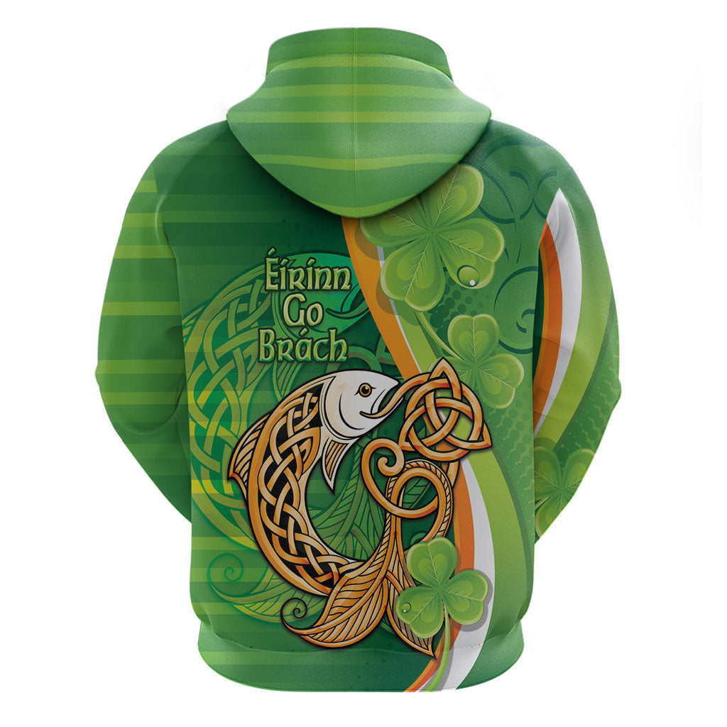 Salmon of Knowledge Ireland Hoodie Celtic Mythology An Bradan Feasa