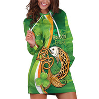 Salmon of Knowledge Ireland Hoodie Dress Celtic Mythology An Bradan Feasa