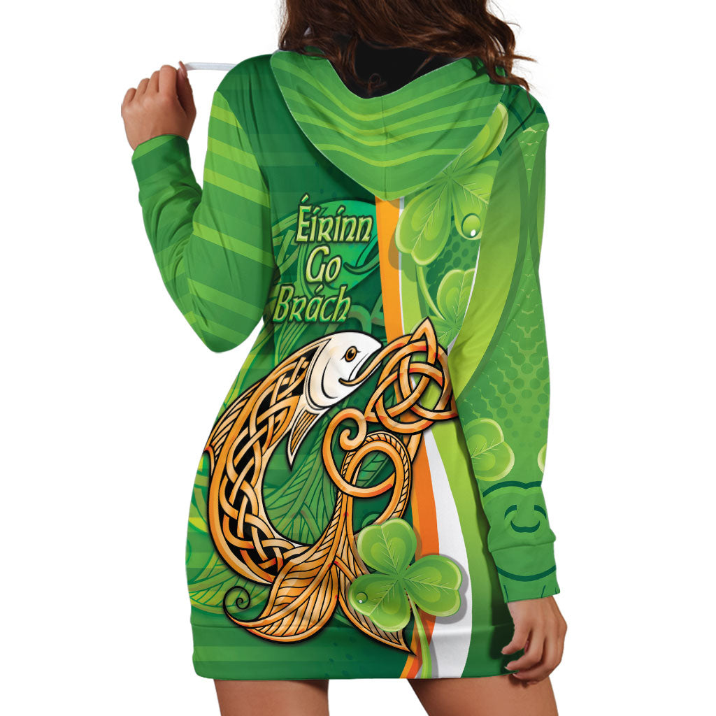 Salmon of Knowledge Ireland Hoodie Dress Celtic Mythology An Bradan Feasa