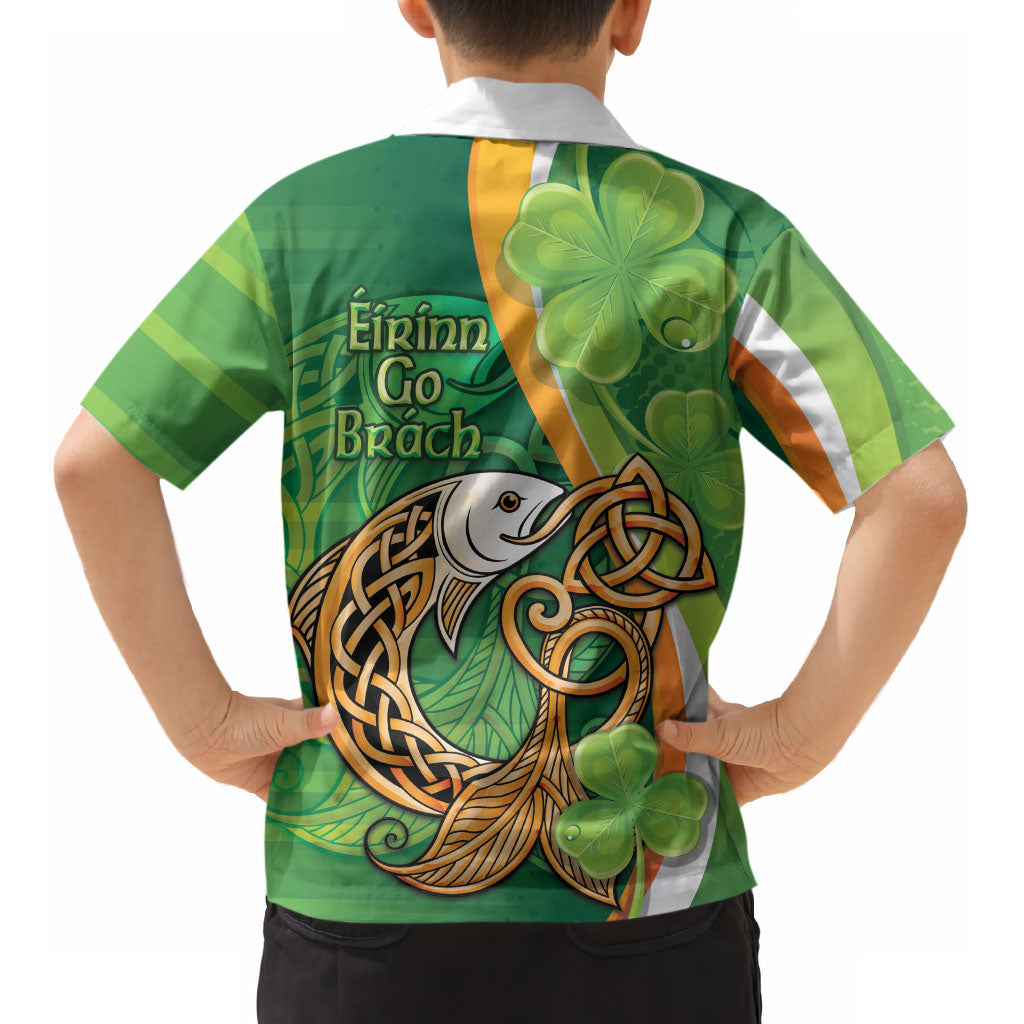 Salmon of Knowledge Ireland Kid Hawaiian Shirt Celtic Mythology An Bradan Feasa LT14