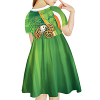 Salmon of Knowledge Ireland Kid Short Sleeve Dress Celtic Mythology An Bradan Feasa