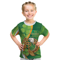 Salmon of Knowledge Ireland Kid T Shirt Celtic Mythology An Bradan Feasa