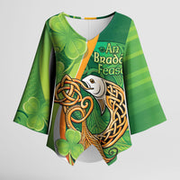 Salmon of Knowledge Ireland Kimono Sleeve Blouse Celtic Mythology An Bradan Feasa