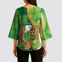 Salmon of Knowledge Ireland Kimono Sleeve Blouse Celtic Mythology An Bradan Feasa