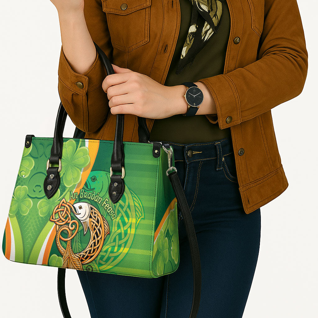 Salmon of Knowledge Ireland Leather Bag Celtic Mythology An Bradan Feasa