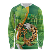 Salmon of Knowledge Ireland Long Sleeve Shirt Celtic Mythology An Bradan Feasa