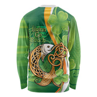 Salmon of Knowledge Ireland Long Sleeve Shirt Celtic Mythology An Bradan Feasa