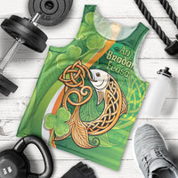 Salmon of Knowledge Ireland Men Tank Top Celtic Mythology An Bradan Feasa