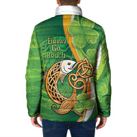 Salmon of Knowledge Ireland Padded Jacket Celtic Mythology An Bradan Feasa