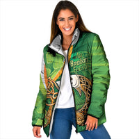 Salmon of Knowledge Ireland Padded Jacket Celtic Mythology An Bradan Feasa