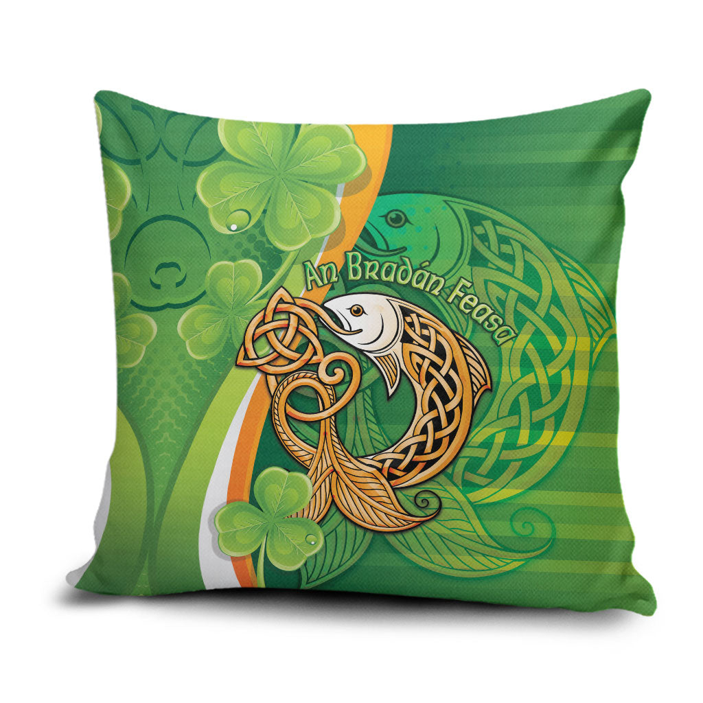 Salmon of Knowledge Ireland Pillow Cover Celtic Mythology An Bradan Feasa