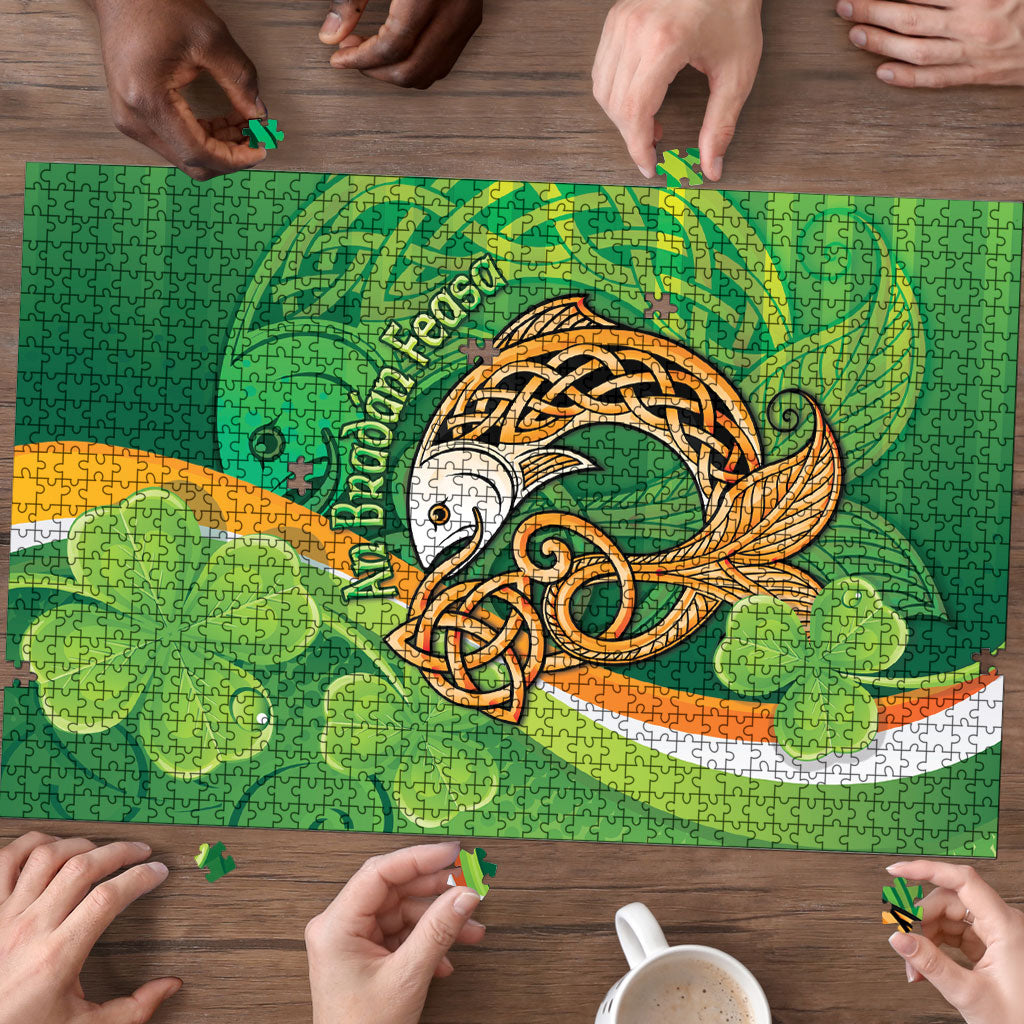 Salmon of Knowledge Ireland Puzzle Celtic Mythology An Bradan Feasa