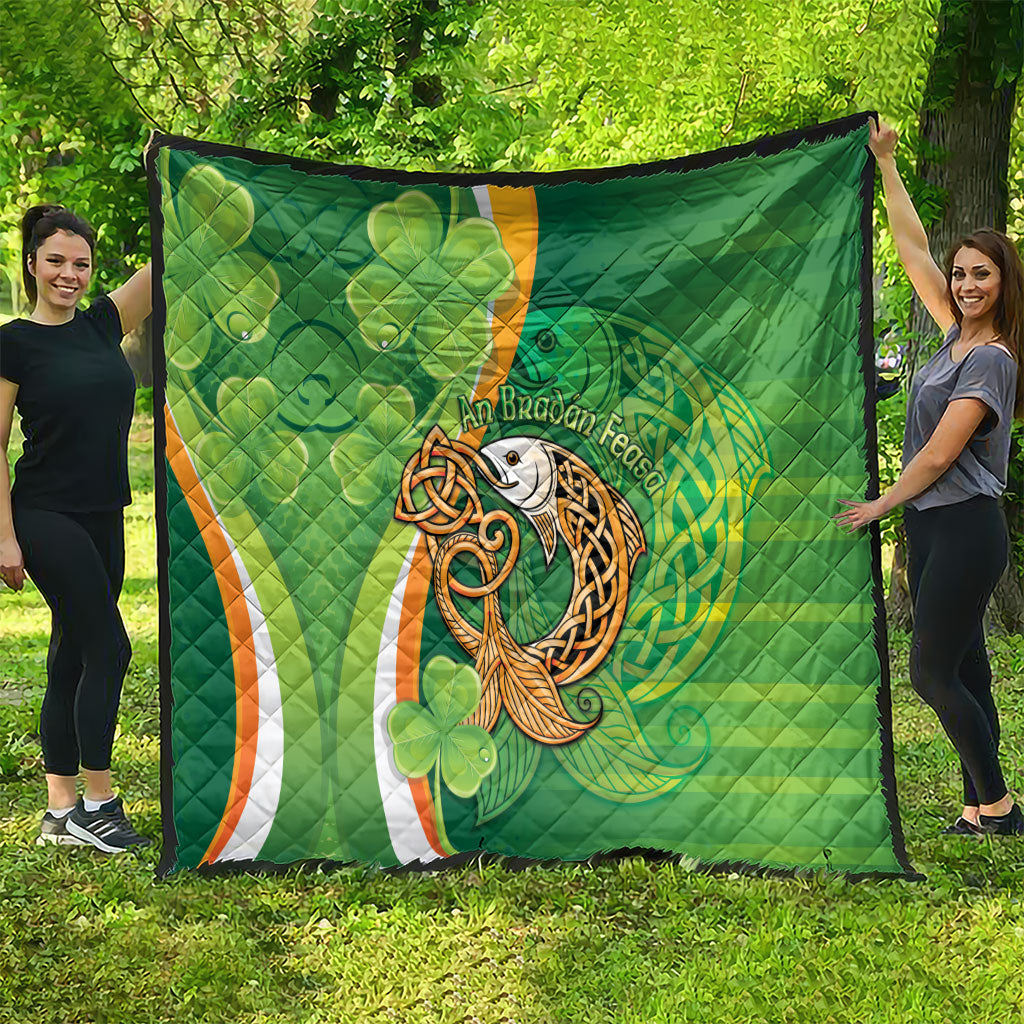 Salmon of Knowledge Ireland Quilt Celtic Mythology An Bradan Feasa