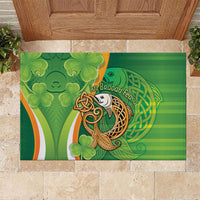 Salmon of Knowledge Ireland Rubber Doormat Celtic Mythology An Bradan Feasa