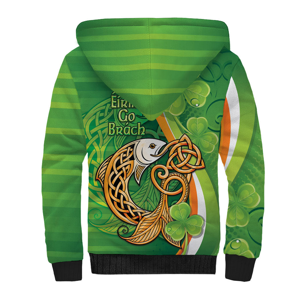 Salmon of Knowledge Ireland Sherpa Hoodie Celtic Mythology An Bradan Feasa