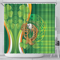 Salmon of Knowledge Ireland Shower Curtain Celtic Mythology An Bradan Feasa