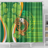 Salmon of Knowledge Ireland Shower Curtain Celtic Mythology An Bradan Feasa