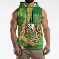 Salmon of Knowledge Ireland Sleeveless Hoodie Celtic Mythology An Bradan Feasa