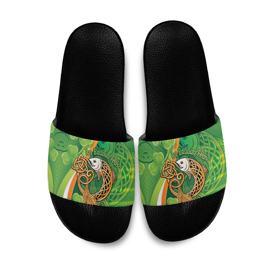 Salmon of Knowledge Ireland Slide Sandals Celtic Mythology An Bradan Feasa