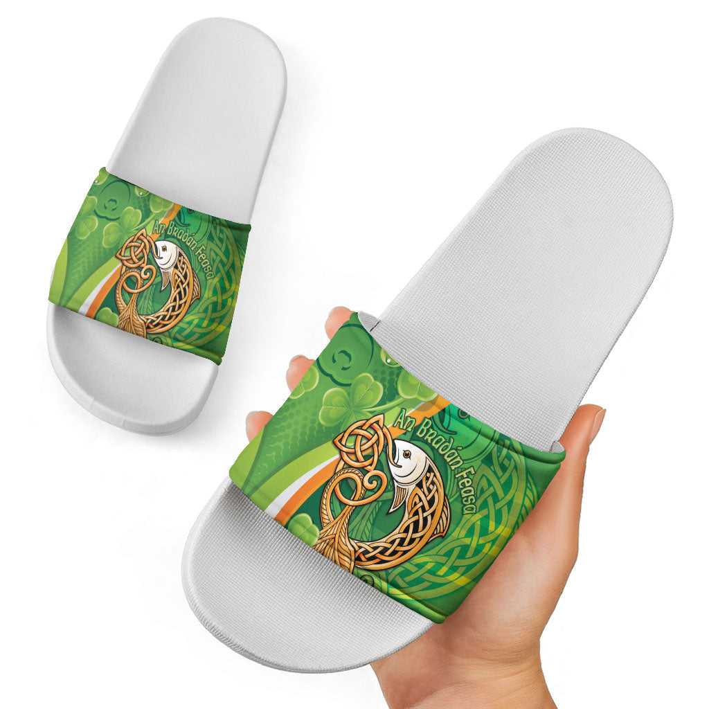 Salmon of Knowledge Ireland Slide Sandals Celtic Mythology An Bradan Feasa