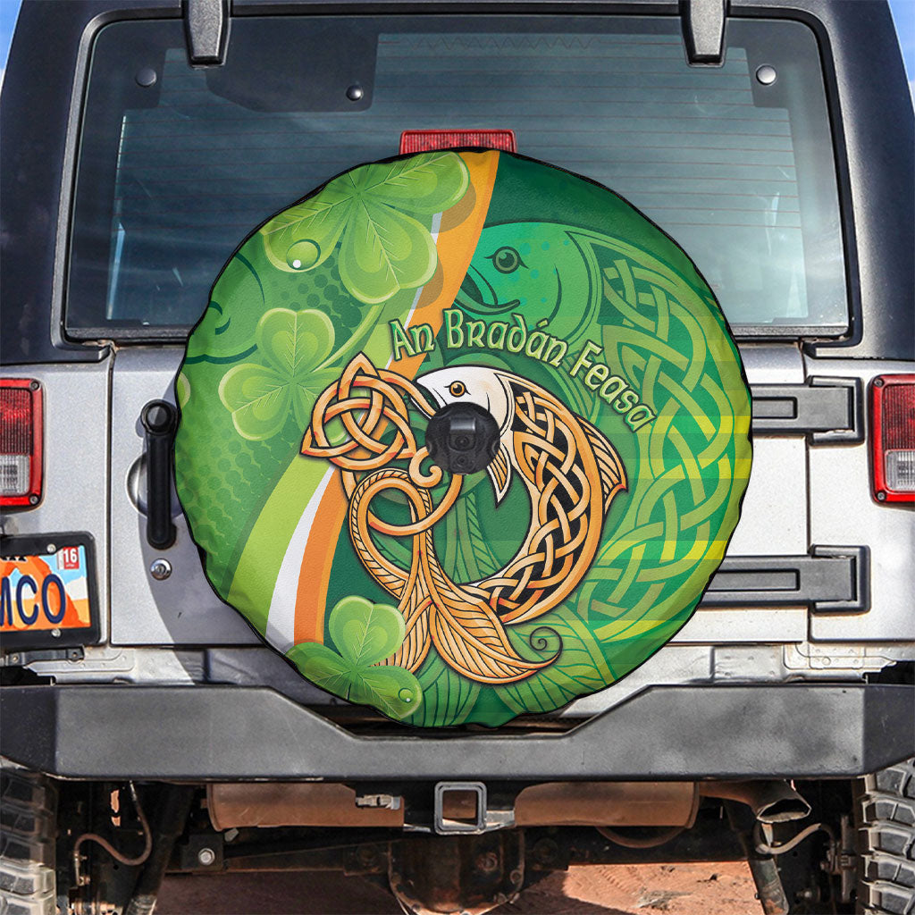 Salmon of Knowledge Ireland Spare Tire Cover Celtic Mythology An Bradan Feasa