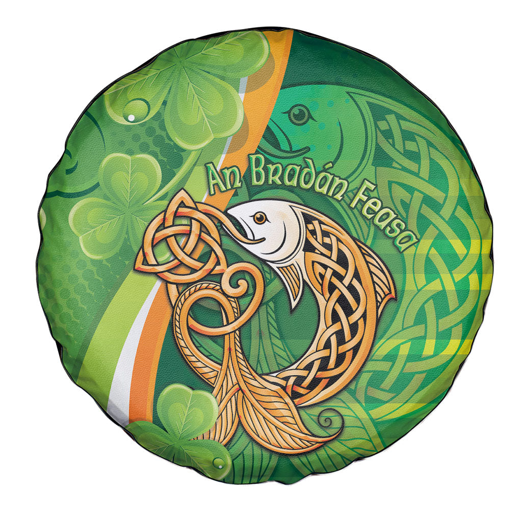 Salmon of Knowledge Ireland Spare Tire Cover Celtic Mythology An Bradan Feasa