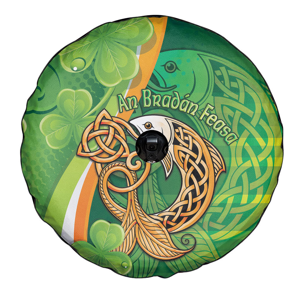 Salmon of Knowledge Ireland Spare Tire Cover Celtic Mythology An Bradan Feasa