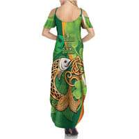 Salmon of Knowledge Ireland Summer Maxi Dress Celtic Mythology An Bradan Feasa