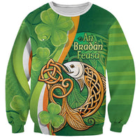 Salmon of Knowledge Ireland Sweatshirt Celtic Mythology An Bradan Feasa