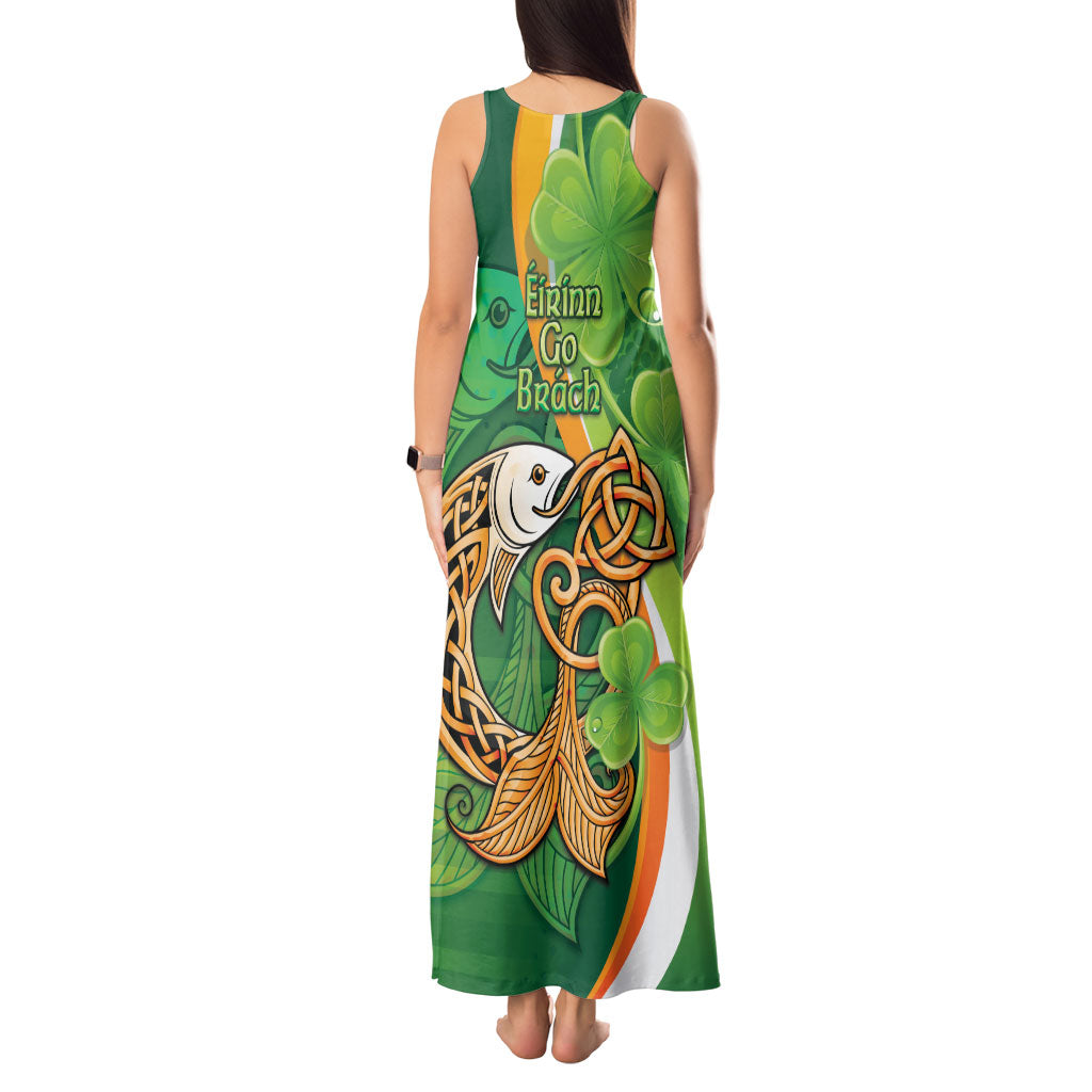 Salmon of Knowledge Ireland Tank Maxi Dress Celtic Mythology An Bradan Feasa