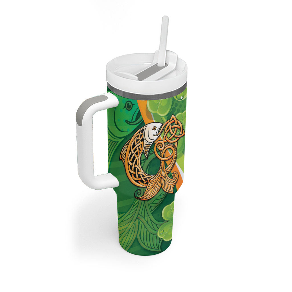 Salmon of Knowledge Ireland Tumbler With Handle Celtic Mythology An Bradan Feasa