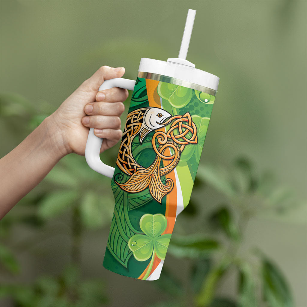 Salmon of Knowledge Ireland Tumbler With Handle Celtic Mythology An Bradan Feasa