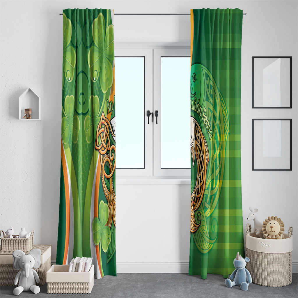 Salmon of Knowledge Ireland Window Curtain Celtic Mythology An Bradan Feasa