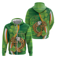 Salmon of Knowledge Ireland Zip Hoodie Celtic Mythology An Bradan Feasa