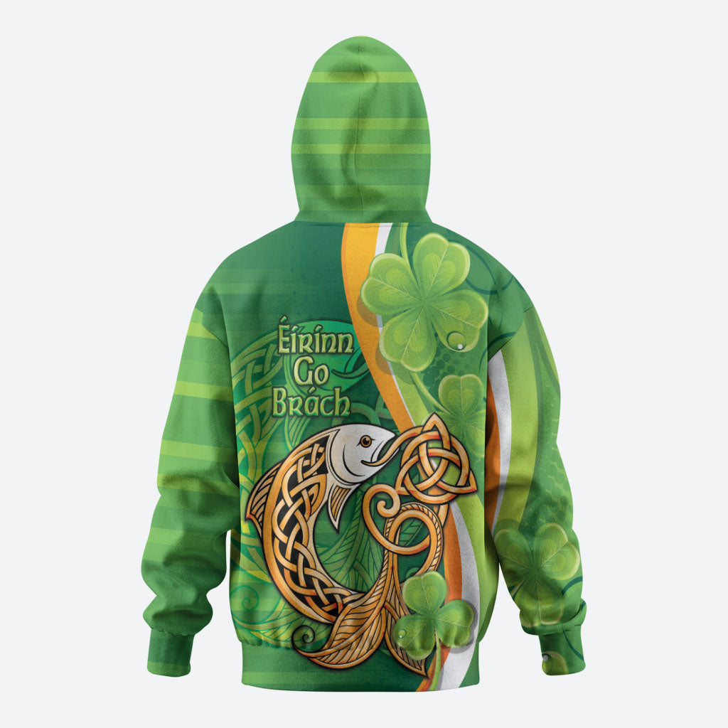 Salmon of Knowledge Ireland Zip Hoodie Celtic Mythology An Bradan Feasa