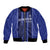 Solo Haiti Football Custom Bomber Jacket Bonne Chance Les Cayes - Wonder Print Shop