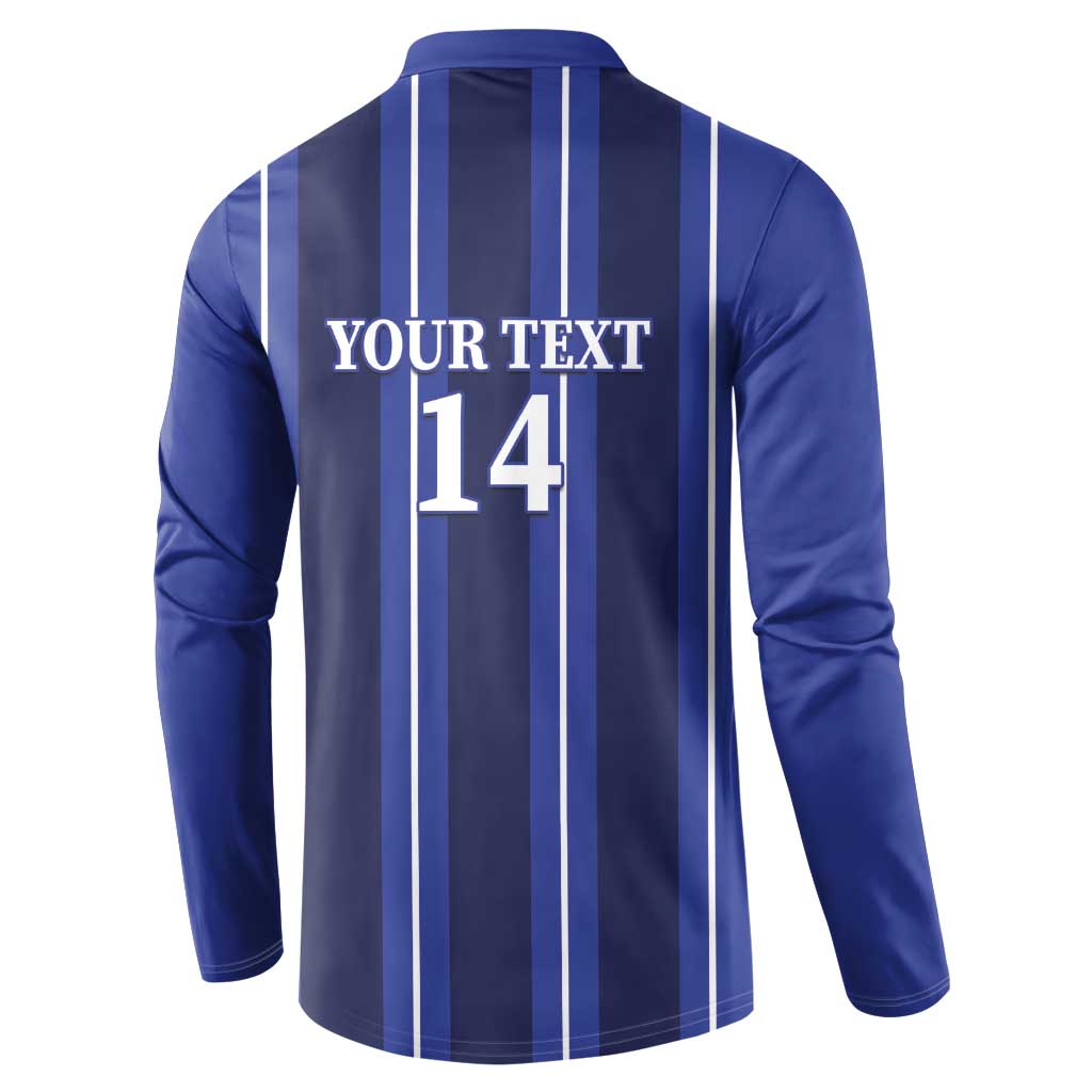 Solo Haiti Football Custom Button Sweatshirt Bonne Chance Les Cayes - Wonder Print Shop