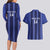 Solo Haiti Football Custom Couples Matching Long Sleeve Bodycon Dress and Hawaiian Shirt Bonne Chance Les Cayes - Wonder Print Shop