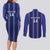 Solo Haiti Football Custom Couples Matching Long Sleeve Bodycon Dress and Long Sleeve Button Shirt Bonne Chance Les Cayes - Wonder Print Shop