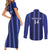 Solo Haiti Football Custom Couples Matching Short Sleeve Bodycon Dress and Long Sleeve Button Shirt Bonne Chance Les Cayes - Wonder Print Shop
