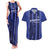 Solo Haiti Football Custom Couples Matching Tank Maxi Dress and Hawaiian Shirt Bonne Chance Les Cayes - Wonder Print Shop