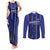 Solo Haiti Football Custom Couples Matching Tank Maxi Dress and Long Sleeve Button Shirt Bonne Chance Les Cayes - Wonder Print Shop