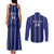 Solo Haiti Football Custom Couples Matching Tank Maxi Dress and Long Sleeve Button Shirt Bonne Chance Les Cayes - Wonder Print Shop